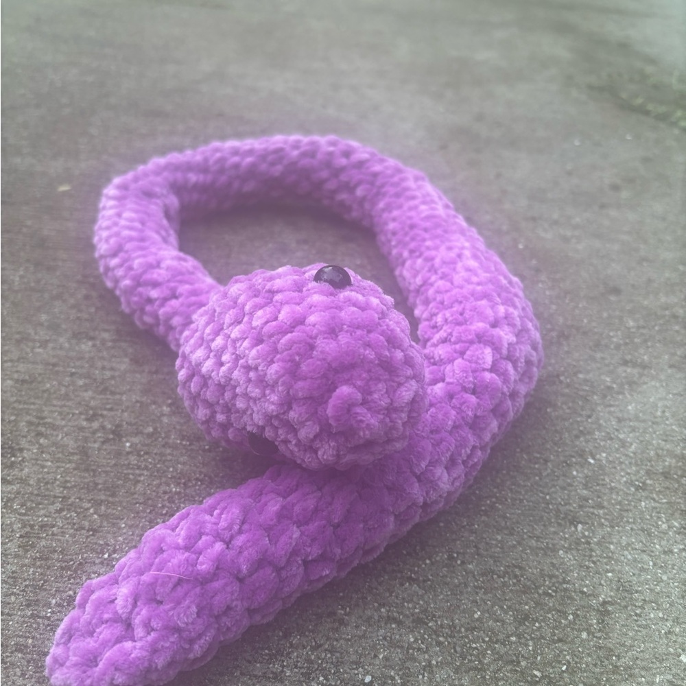 Plush Purple Snake stuffed animal